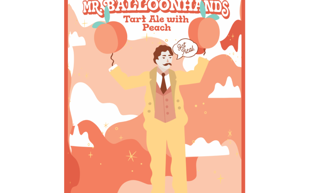 Mr. Balloonhands with Peach