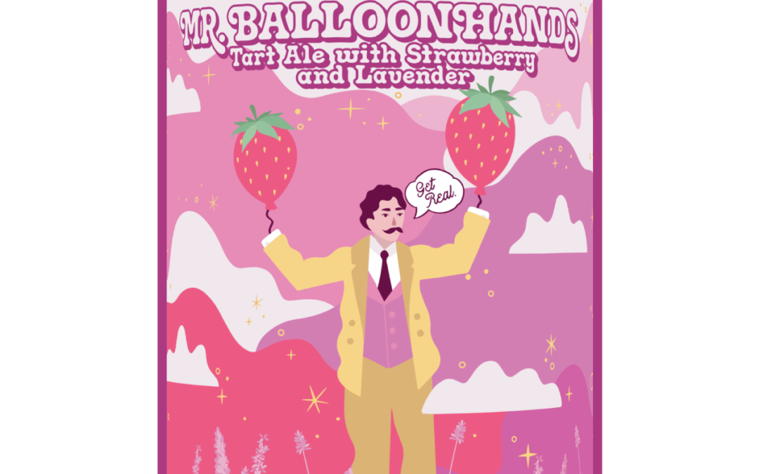 Mr. Balloonhands with Strawberry and Lavender