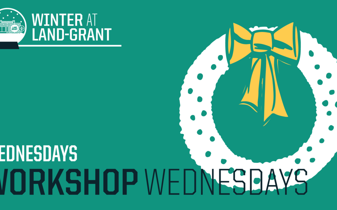 Workshop Wednesdays: Holiday Ornament Making with Studio614