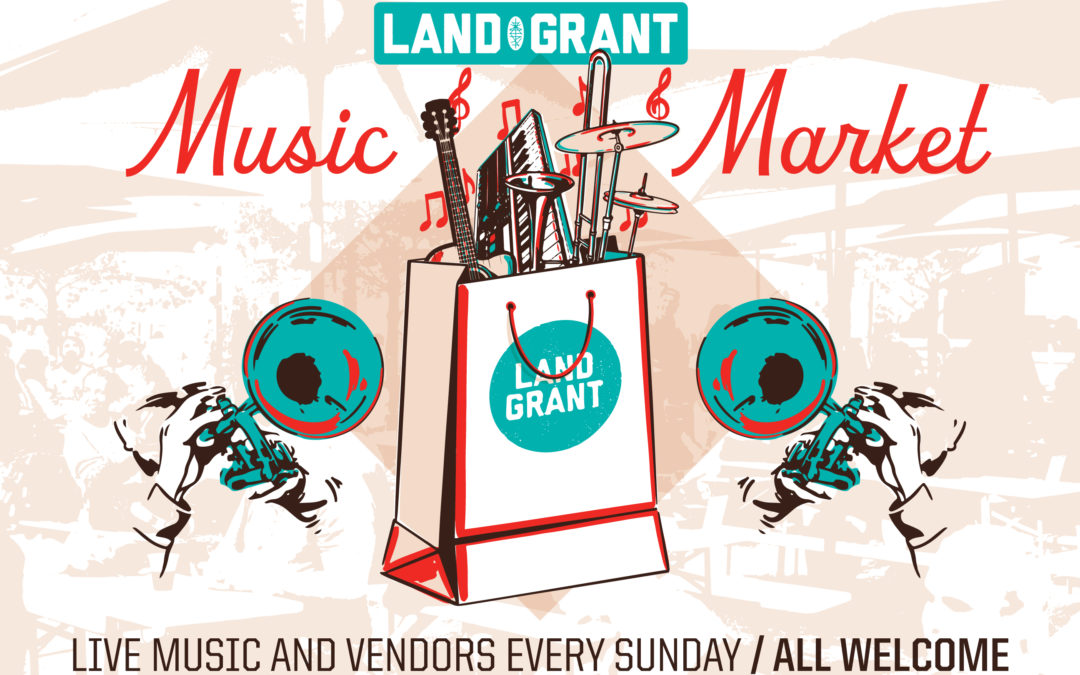 Land-Grant Brewing Sunday Music Market Presents: Andy Shaw Band (music) & Style by TK (curator)